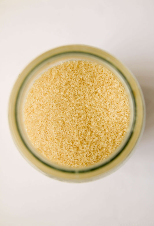 Sugar in a bowl
