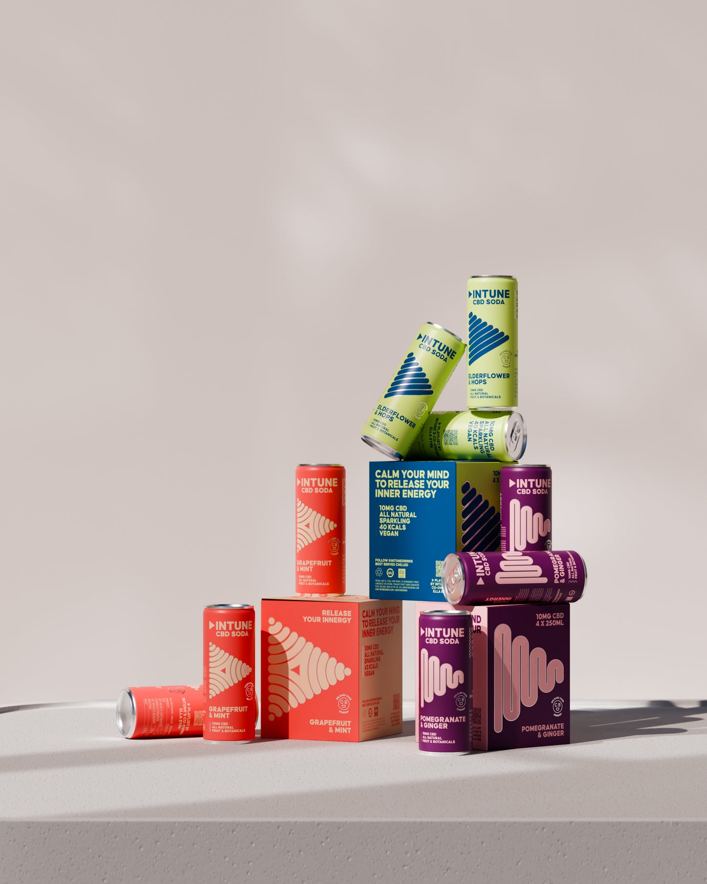 THE ORIGINALS- INTUNE CBD SODAS | MIXED PACK